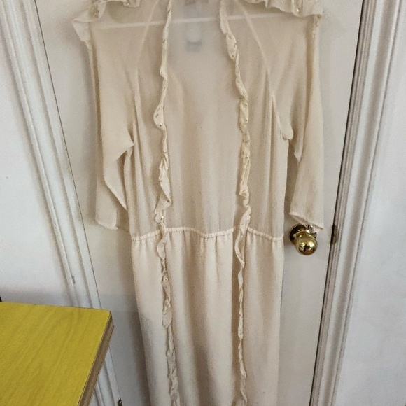 Wilfred Aritzia Le Fou sheer drop waist with gold specks nwt - Picture 4 of 5